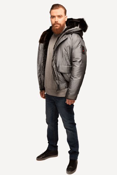 Пуховик Inuvik Bomber Limited (Мужской; M; imperial dark silver)